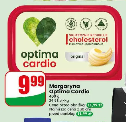 Margaryna Optima Cardio original promocja w Dino
