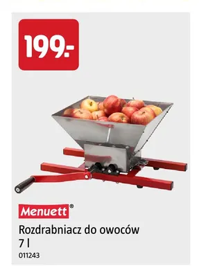 Rozdrabniacz do owoców 7 l Menuett promocja w Jula
