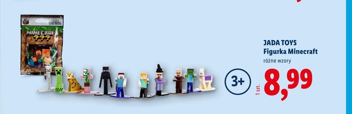 Figurka Minecraft, różne wzory promocja w Lidl