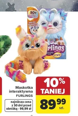 Maskotka interaktywna FURLINGS promocja w Carrefour