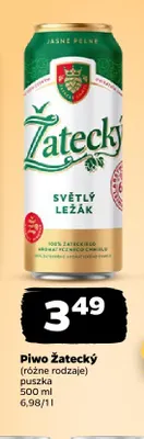 Piwo Žatecký promocja w Netto