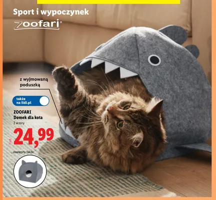 Domek dla kota Zoofari promocja w Lidl