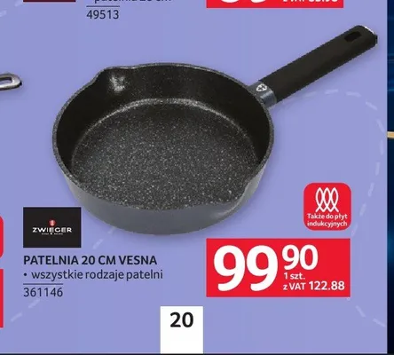 Patelnia Zwieger Vesna 20 cm promocja w Selgros