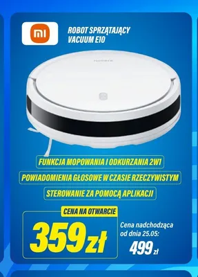 Robot sprzątający Xiaomi Vacuum E10 promocja w RTV EURO AGD