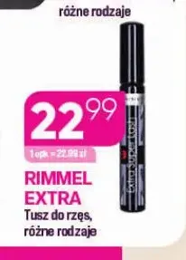 Tusz do rzęs Rimmel Extra promocja w Drogerie Koliber