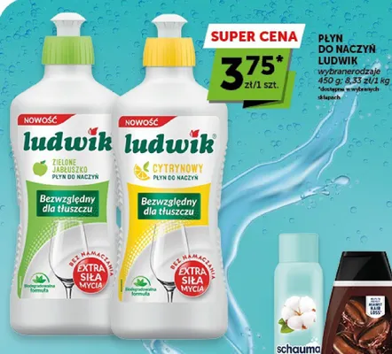 Płyn do naczyń Ludwik Zielone Jabłuszko promocja w ABC