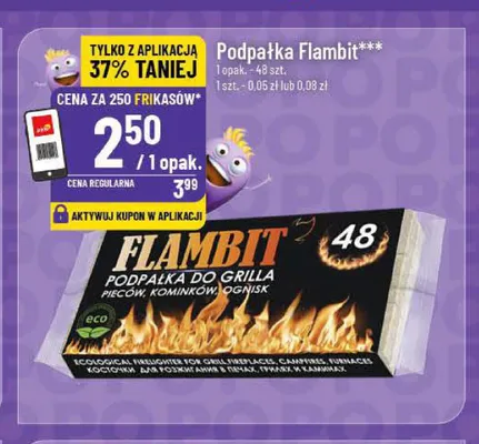 Podpałka do grilla Flambit promocja w POLOmarket