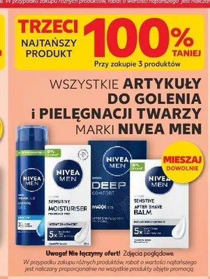 Balsam po goleniu Nivea Men Sensitive promocja w Kaufland