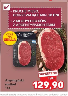 Argentyński rostbef Tavernies promocja w Kaufland