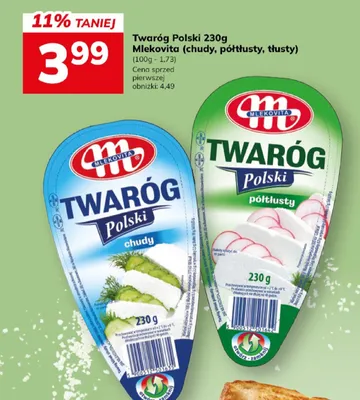 Twaróg Polski chudy promocja w Hitpol