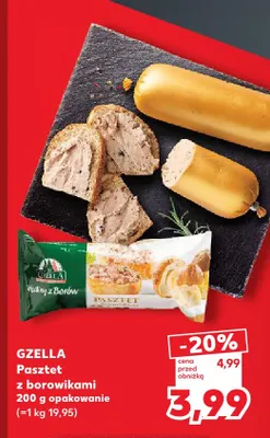 Pasztet z borowikami Gzella promocja w Kaufland