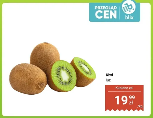 Kiwi luz promocja w Dino