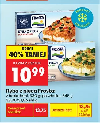 Ryba z pieca po włosku Frosta promocja w Biedronka