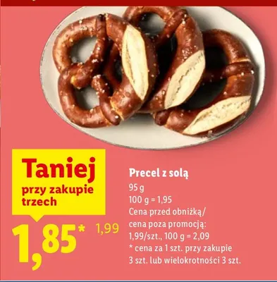 Precel z solą promocja w Lidl