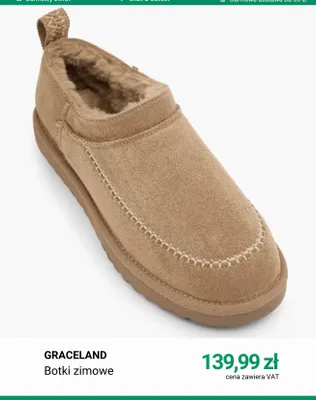 Botki zimowe Graceland promocja w Deichmann