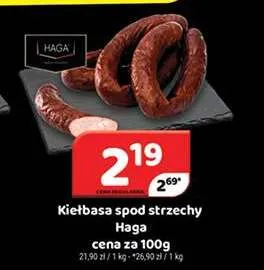 Kiełbasa spod strzechy Haga promocja w Delfin
