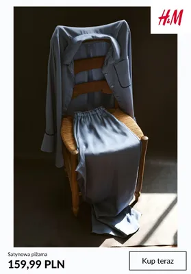Piżama satynowa H&M promocja w H&M