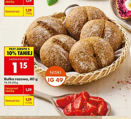 Bułka razowa promocja w Biedronka