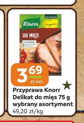 Przyprawa Knorr Delikat do mięs promocja w Społem Częstochowa