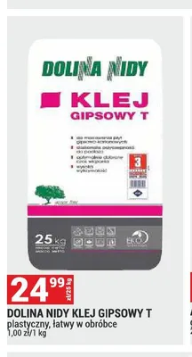 Klej gipsowy T Dolina Nidy promocja w Merkury Market