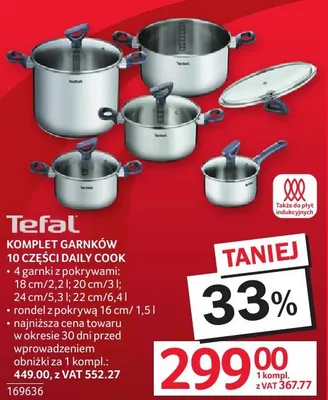 Komplet garnków 10 części Daily Cook promocja w Selgros