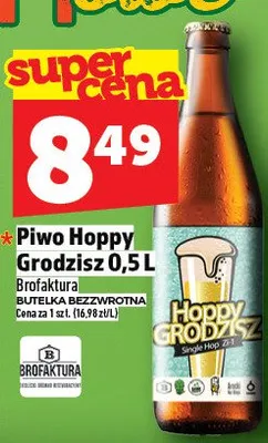 Piwo Brofaktura Hoppy Grodzisz promocja w TOPAZ