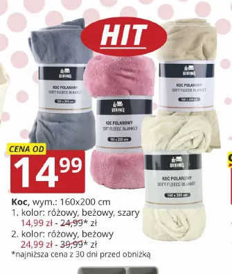 Koc 160x200 cm promocja w Prymus AGD