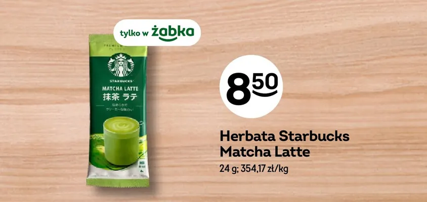 Herbata Starbucks Matcha Latte promocja w Żabka