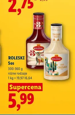 Sos 3 Peppers Roleski promocja w Lidl