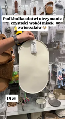 Podkładka pod miski dla zwierząt promocja w Pepco
