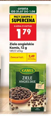 Ziele angielskie Kamis promocja w Biedronka
