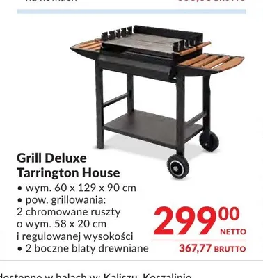 Grill Deluxe Tarrington House promocja w Makro