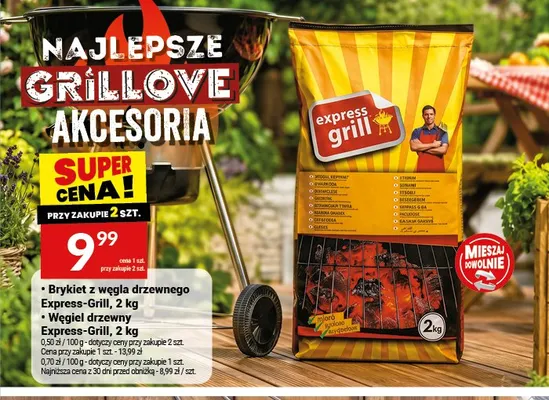 Brykiet z węgla drzewnego Express-Grill promocja w Twój Market