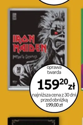 Książka Iron Maiden oprawa twarda promocja w Empik