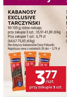 Kabanosy Exclusive Tarczyński promocja w Stokrotka