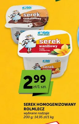 Serek homogenizowany Rolmlecz promocja w ABC