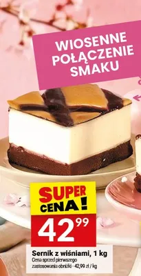 Sernik z wiśniami promocja w Twój Market