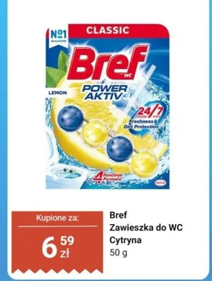 Zawieszka do WC Cytryna promocja w Dino