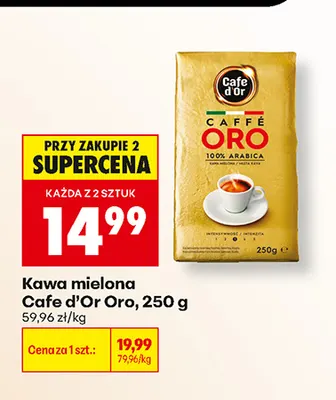Kawa mielona Cafe d'Or Oro promocja w Biedronka