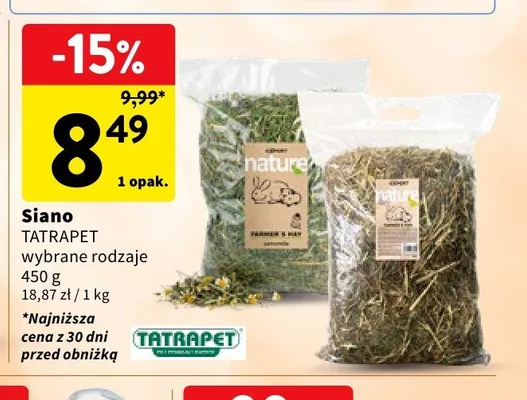 Siano Tatrapet Nature promocja w Intermarche