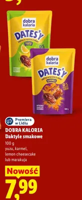 Daktyle smakowe Dobra Kaloria marakuja promocja w Lidl