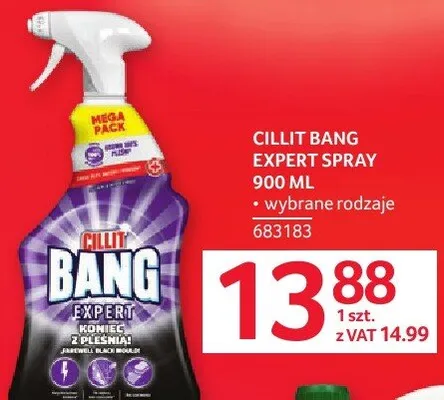 Spray Cillit Bang Expert promocja w Selgros