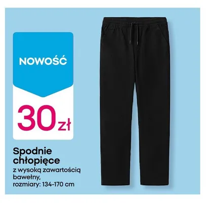 Spodnie chłopięce promocja w Pepco