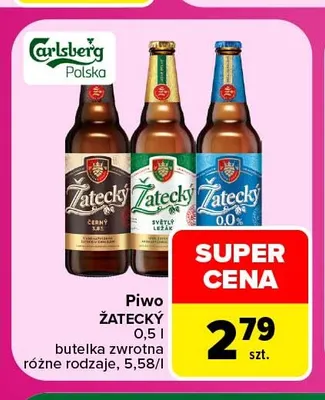 Piwo bezalkoholowe Žatecký promocja w Carrefour