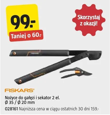 Nożyce do gałęzi i sekator 2 el. Ø 35 / Ø 20 mm promocja w Jula