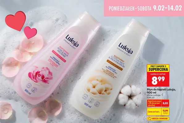 Płyn do kąpieli Soothing & Smoothing Proteins promocja w Biedronka