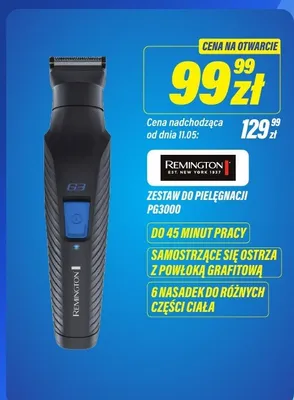 Zestaw do pielęgnacji Remington PG3000 promocja w RTV EURO AGD