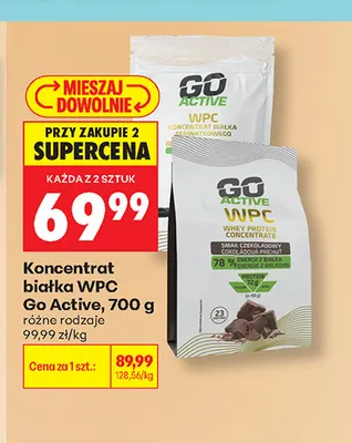 Koncentrat białka WPC Go Active promocja w Biedronka