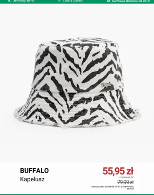 Kapelusz Buffalo promocja w Deichmann