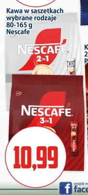 Kawa w saszetkach Nescafe promocja w Kupiec